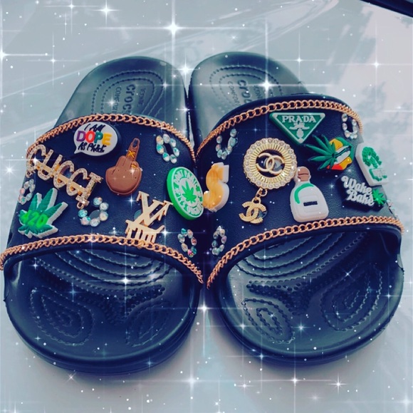 Sold‼️Croc slides size 9 - Picture 1 of 1